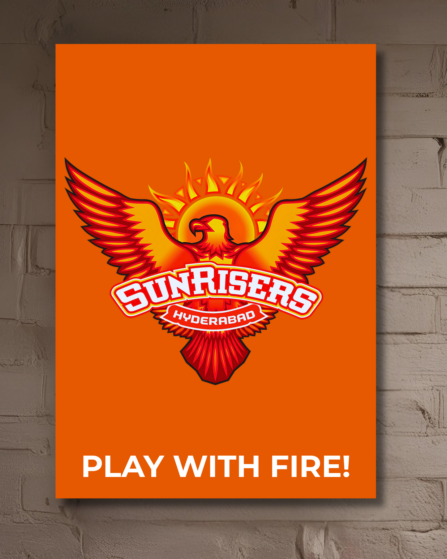 Sunrisers Hyderabad Poster Houseofmagnetic