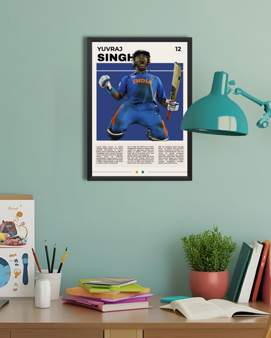 Yuvraj Singh Poster Houseofmagnetic