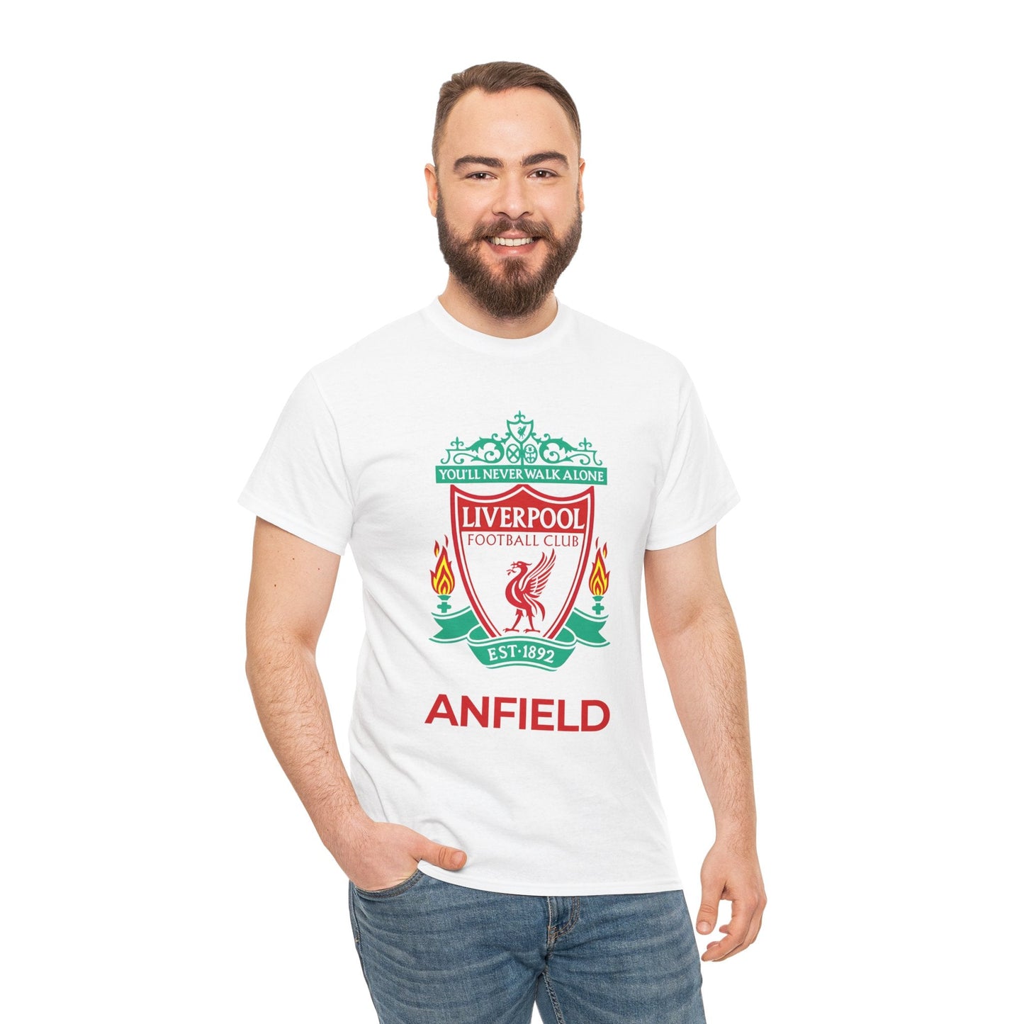 Liverpool Anfield T-Shirt – Premium Cotton DTF Printed Unisex Fan Tee | House of Magnetic (S–5XL) HOUSE OF MAGNETIC