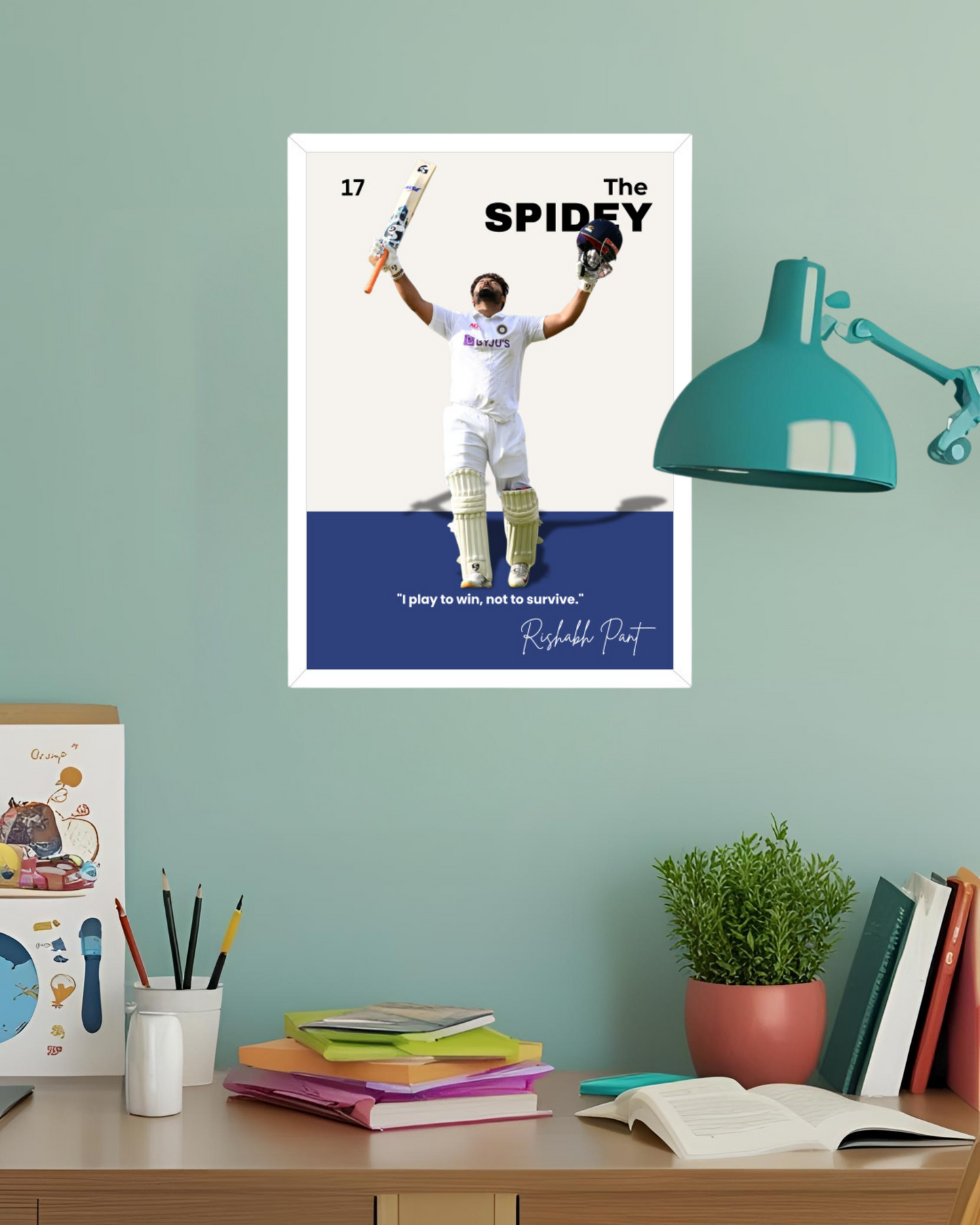 Rishabh Pant Poster Houseofmagnetic