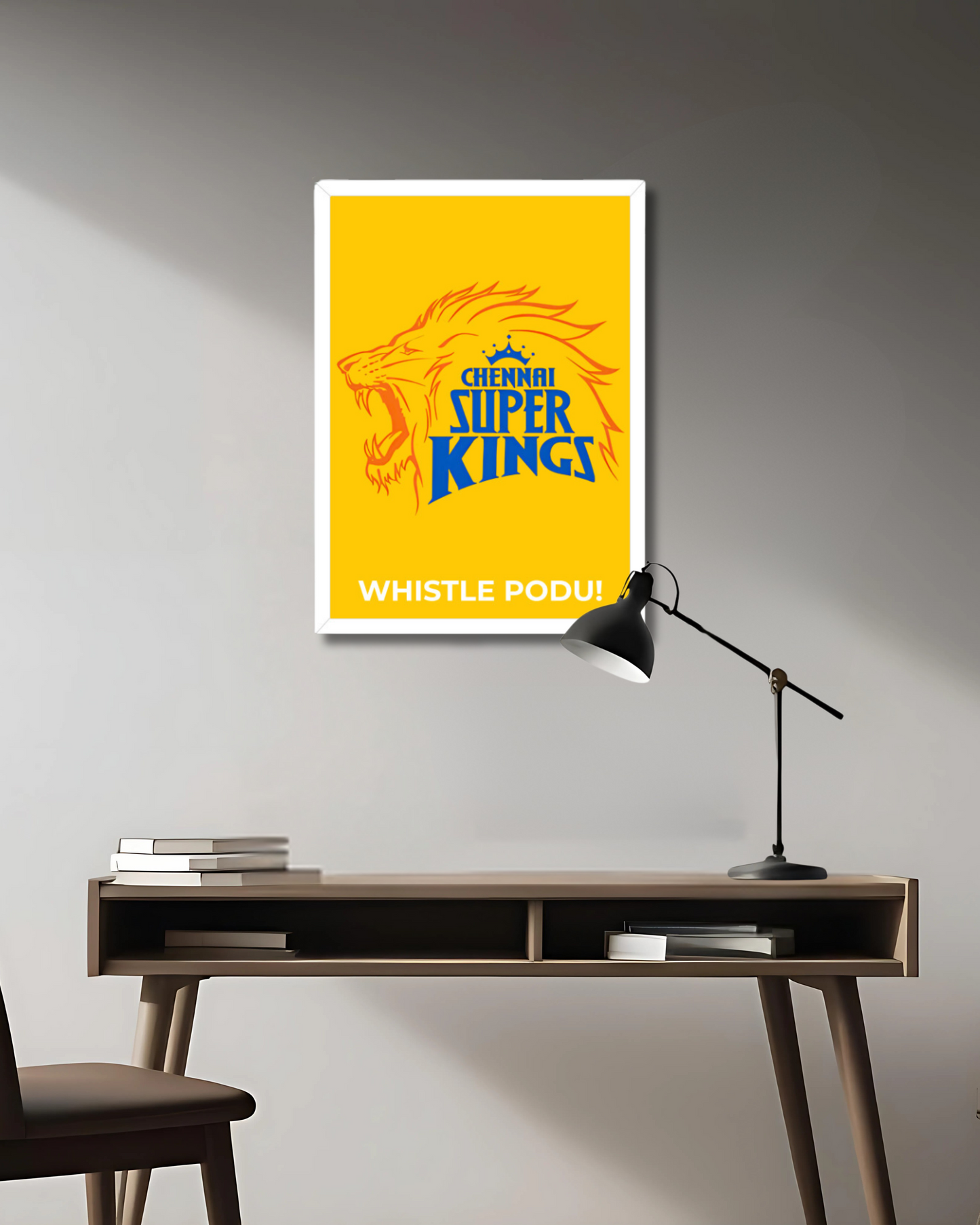 Chennai Super Kings (CSK) Poster - Whistle Podu Houseofmagnetic