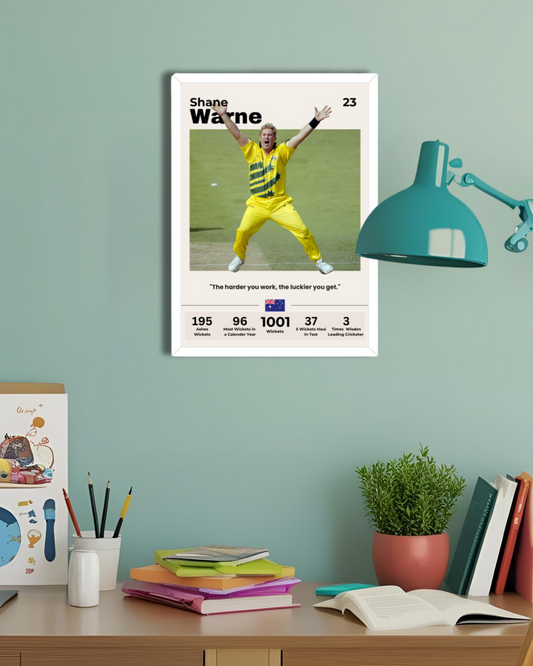 Shane Warne Poster Houseofmagnetic