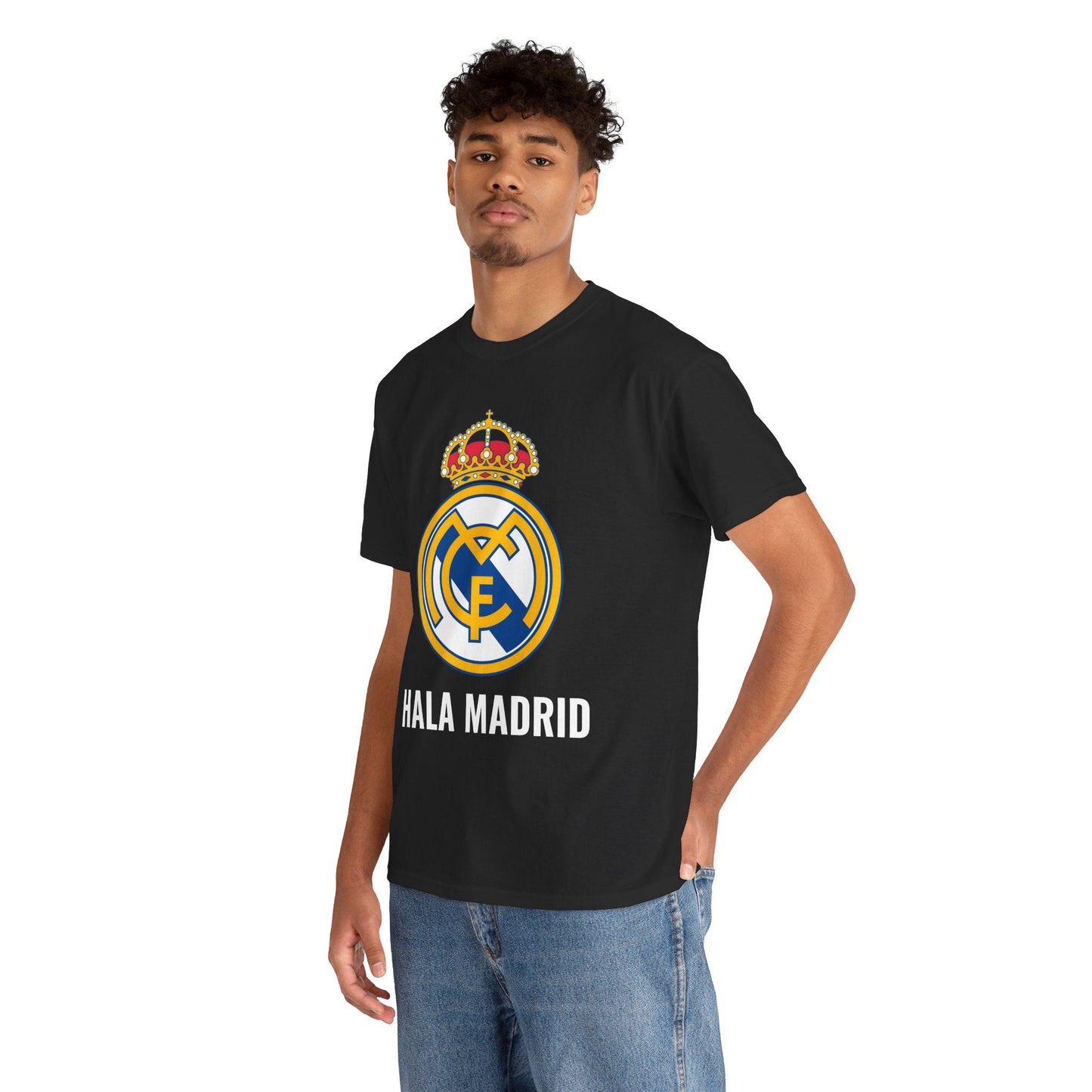 Hala Madrid T-Shirt – Premium Cotton Unisex Fan Tee | DTF Print | House of Magnetic (S–5XL) HOUSE OF MAGNETIC