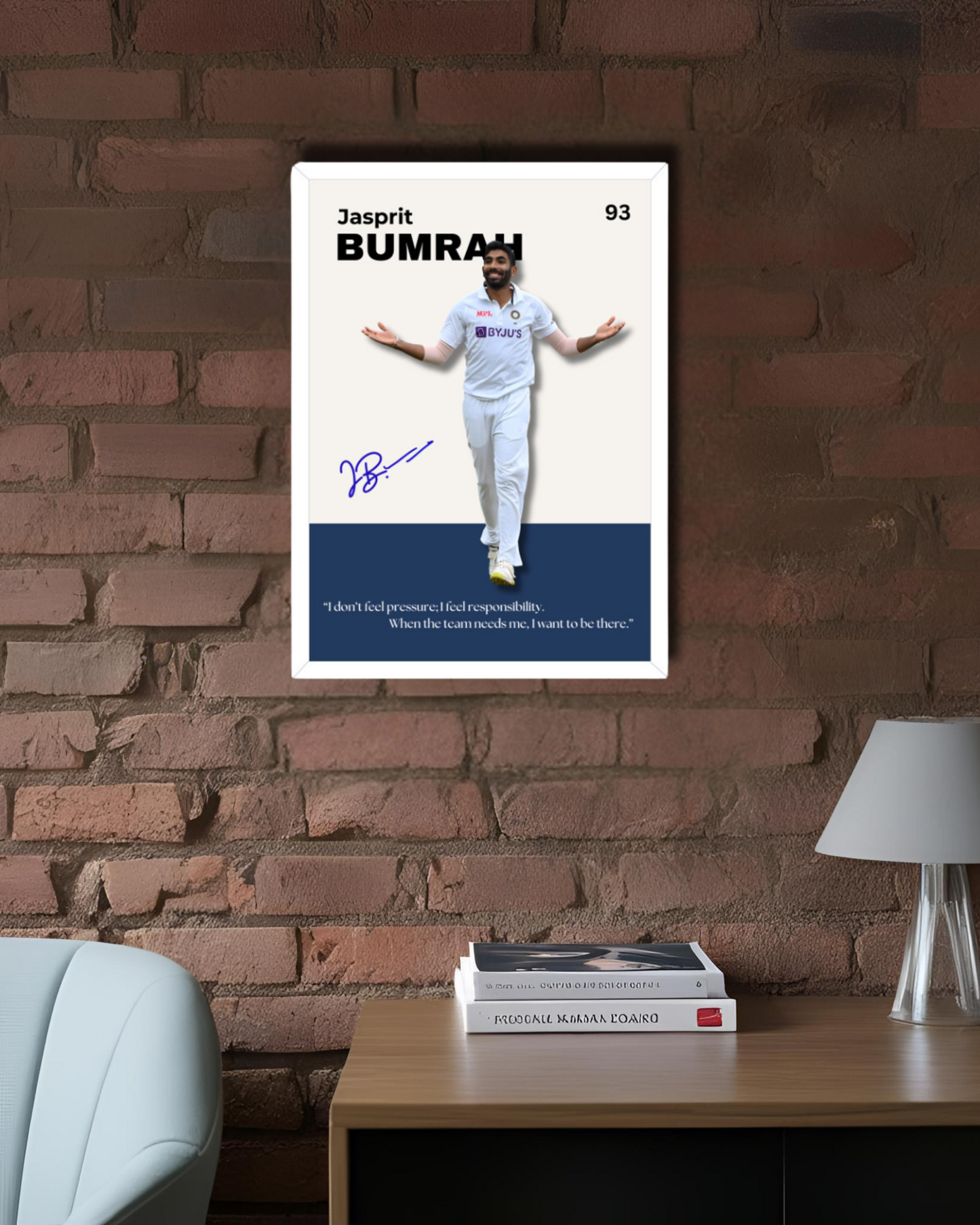 Jasprit Bumrah Poster Houseofmagnetic