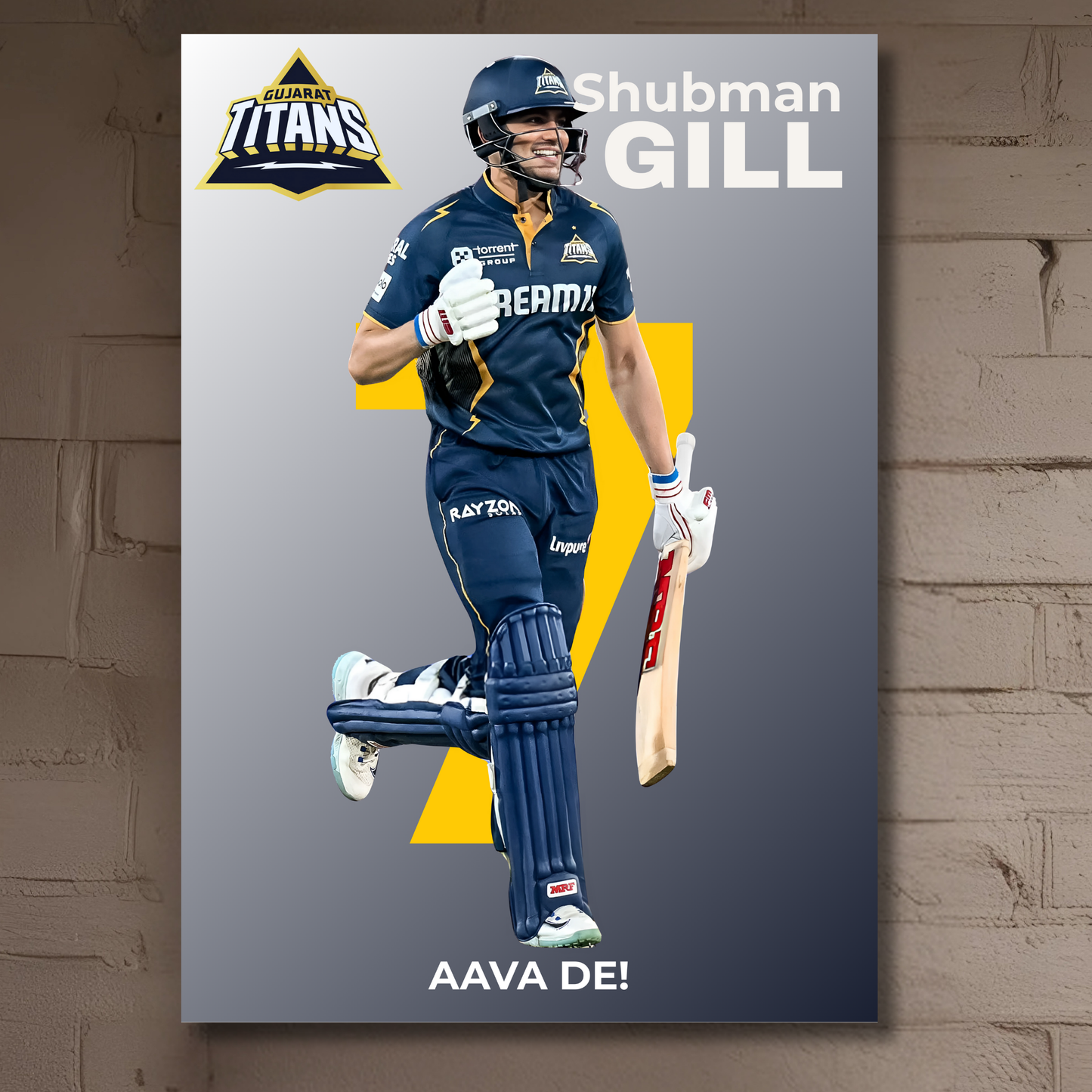 Gujarat Titans Poster Combo – Set of 3 Houseofmagnetic