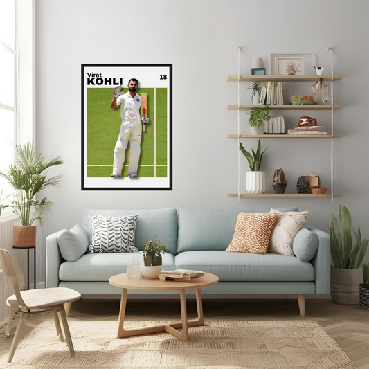 Virat Kohli Poster | "My Bat Does the Talking" Houseofmagnetic