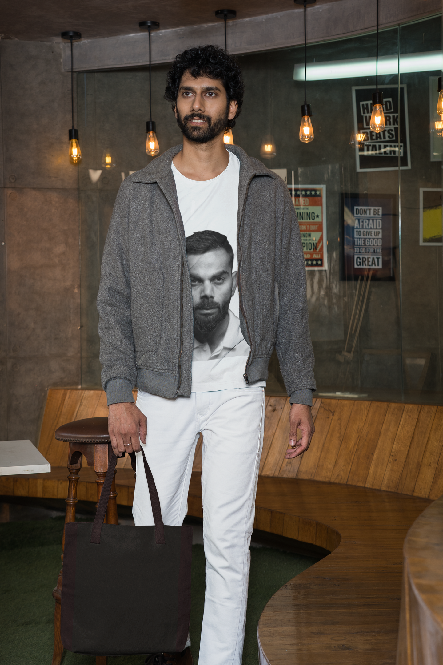 Virat Kohli Graphic Print T-Shirt HOUSE OF MAGNETIC