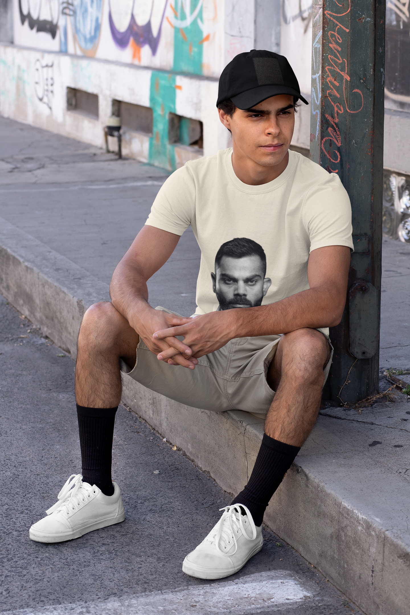 Virat Kohli Graphic Print T-Shirt HOUSE OF MAGNETIC
