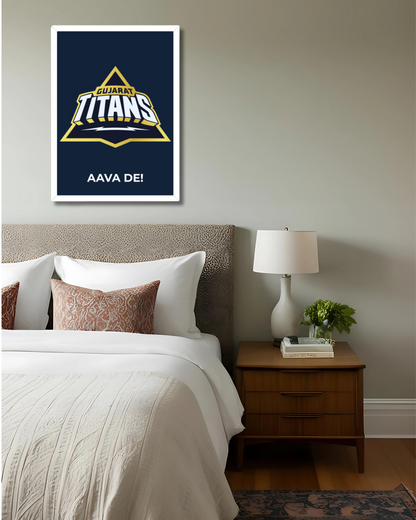 Gujarat Titans Poster Houseofmagnetic