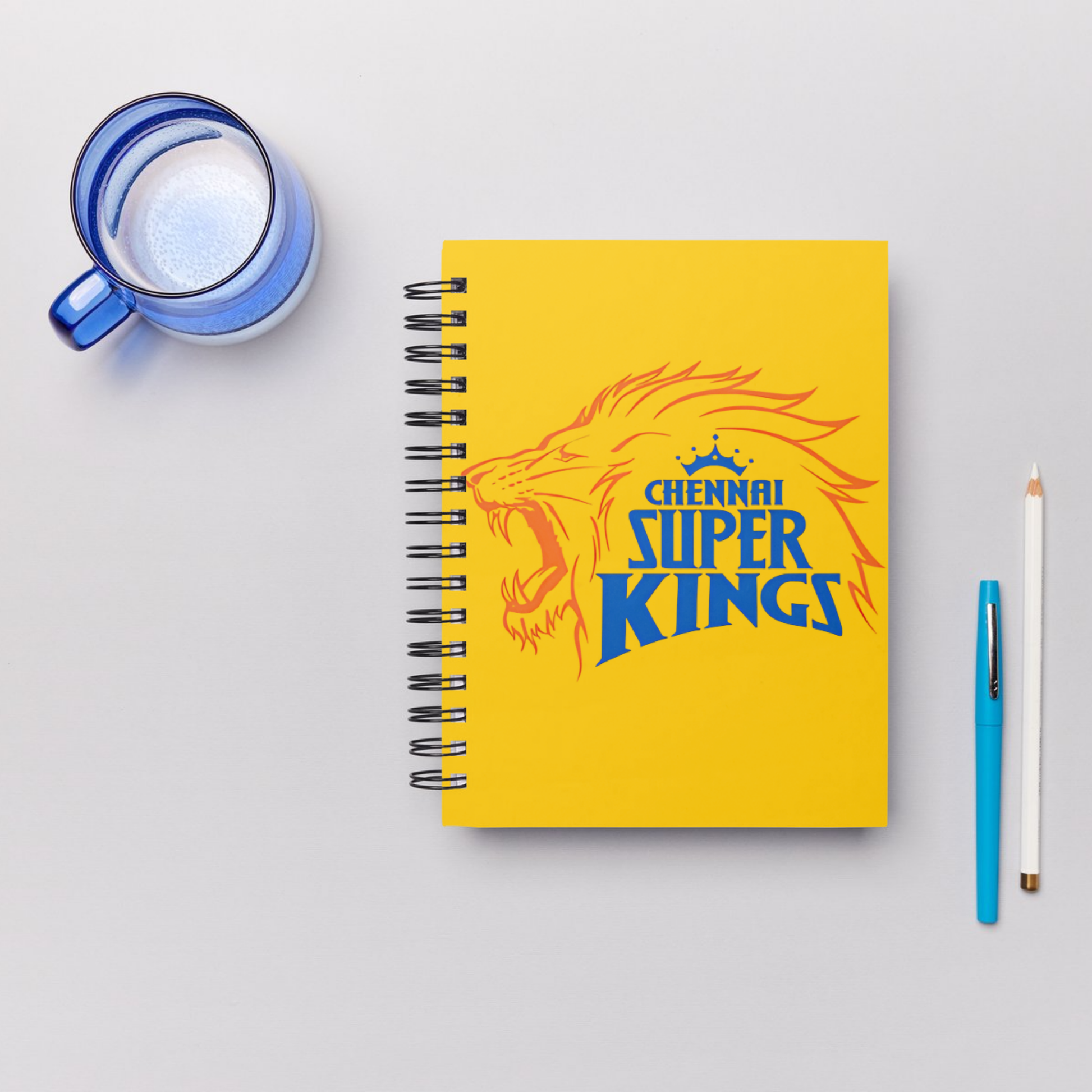 Whistle Podu Notebook – Chennai Super Kings Edition 🦁💛 Houseofmagnetic