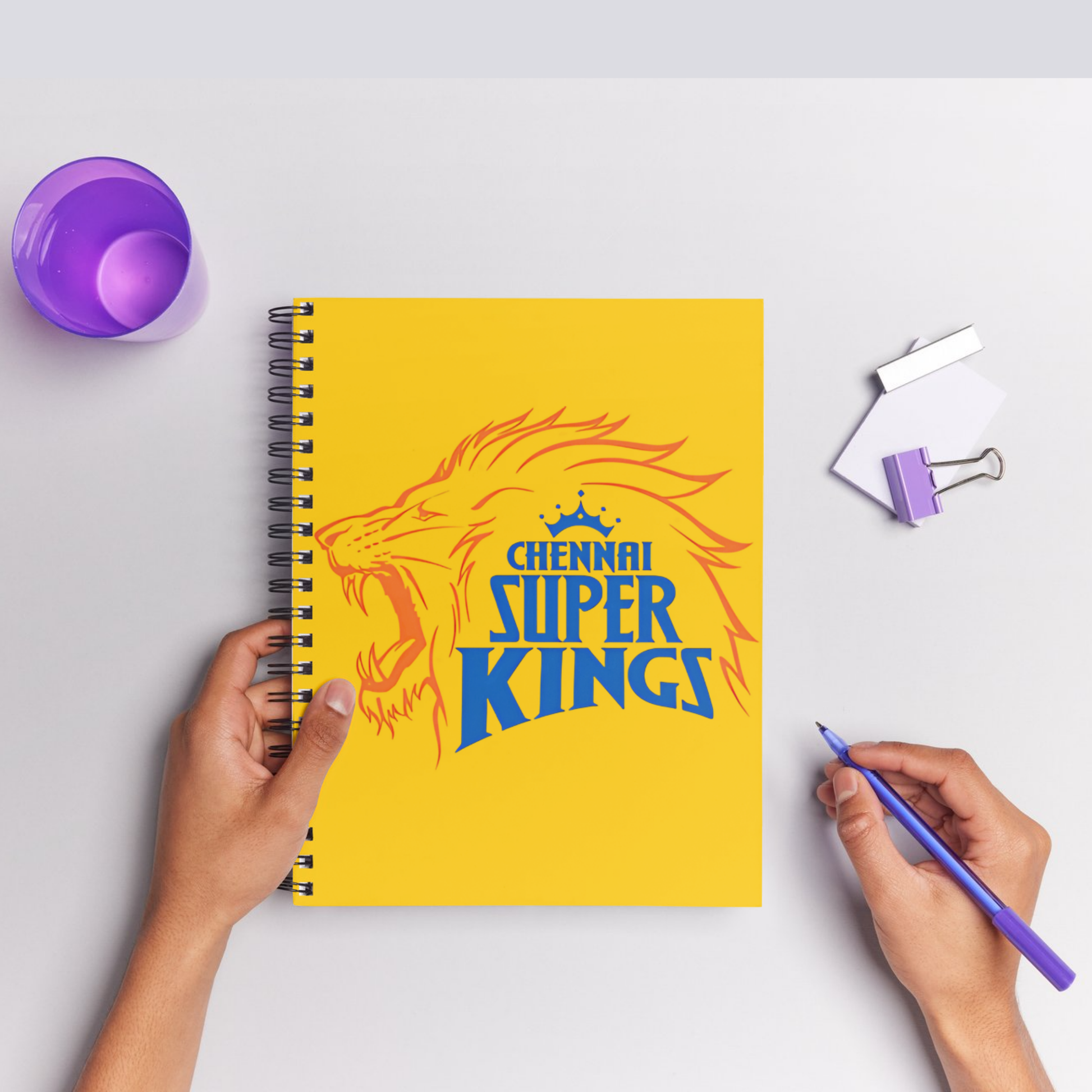 Whistle Podu Notebook – Chennai Super Kings Edition 🦁💛 Houseofmagnetic