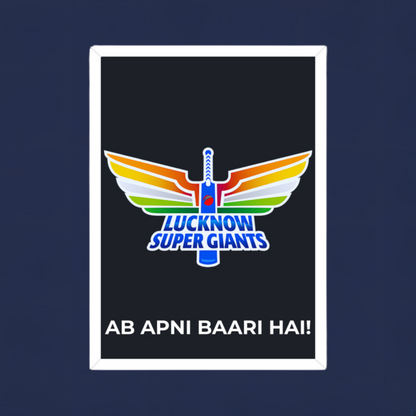 Lucknow Super Giants Poster Houseofmagnetic