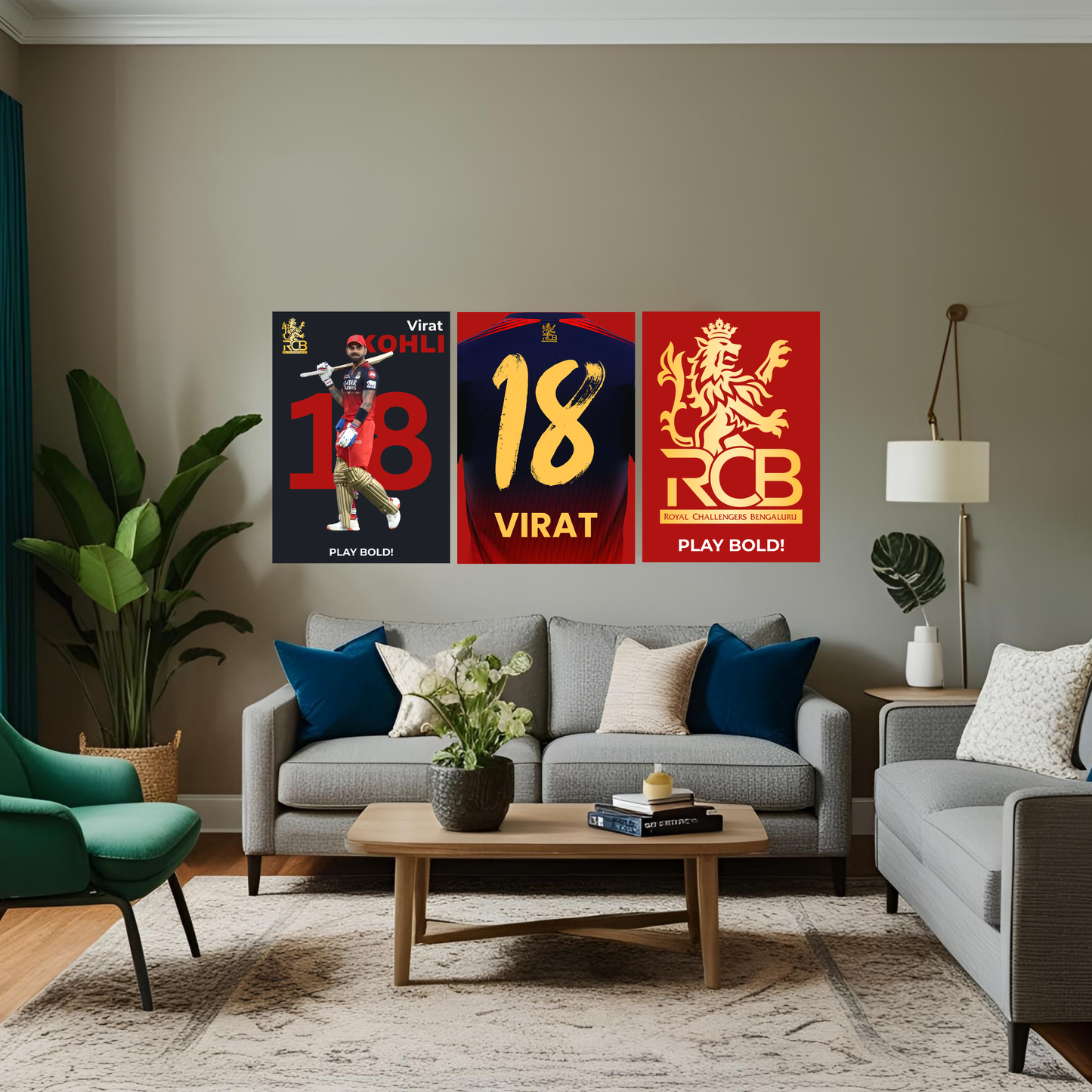 RCB Poster Combo – Set of 3 Houseofmagnetic