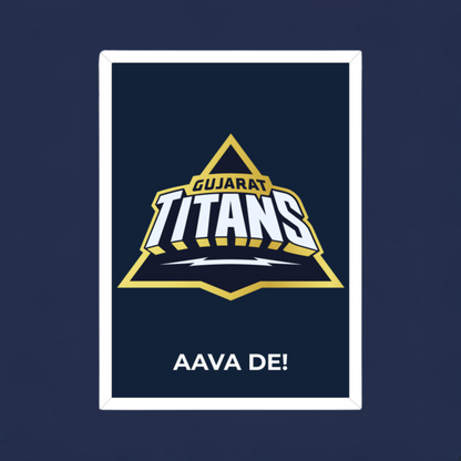 Gujarat Titans Poster Houseofmagnetic