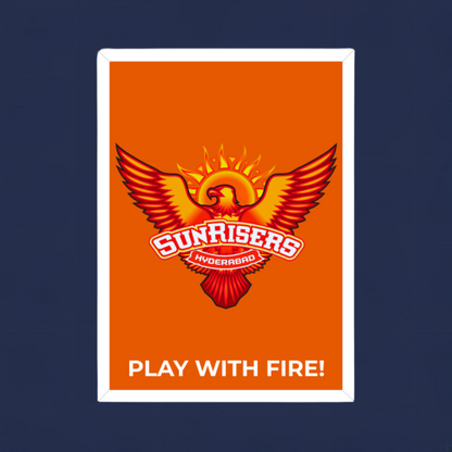 Sunrisers Hyderabad Poster Houseofmagnetic