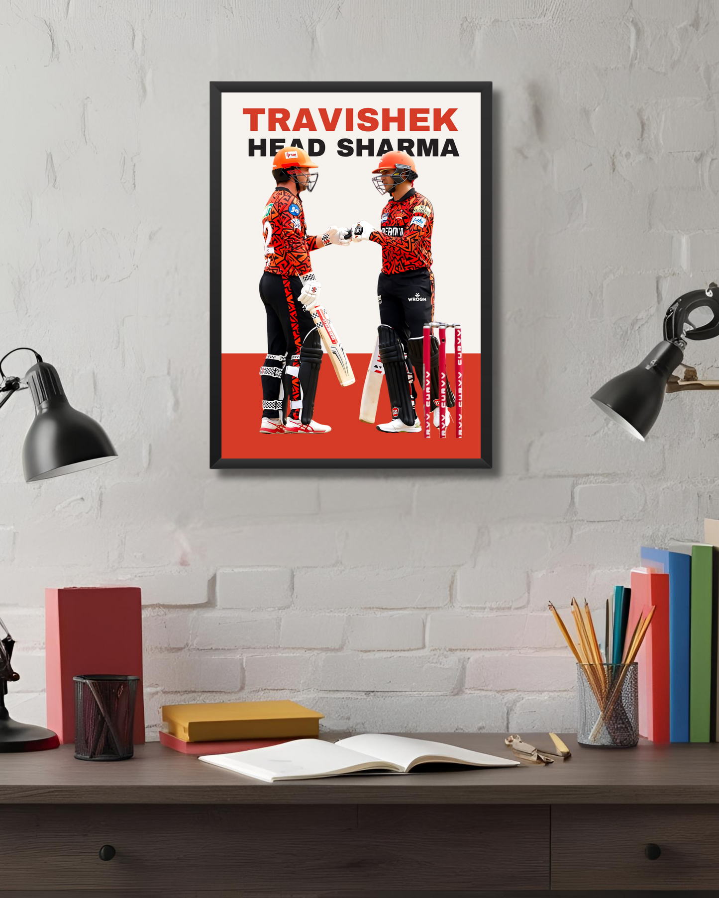 Travis Head and Abhishek Sharma Poster Houseofmagnetic