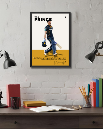 Shubman Gill Poster Houseofmagnetic