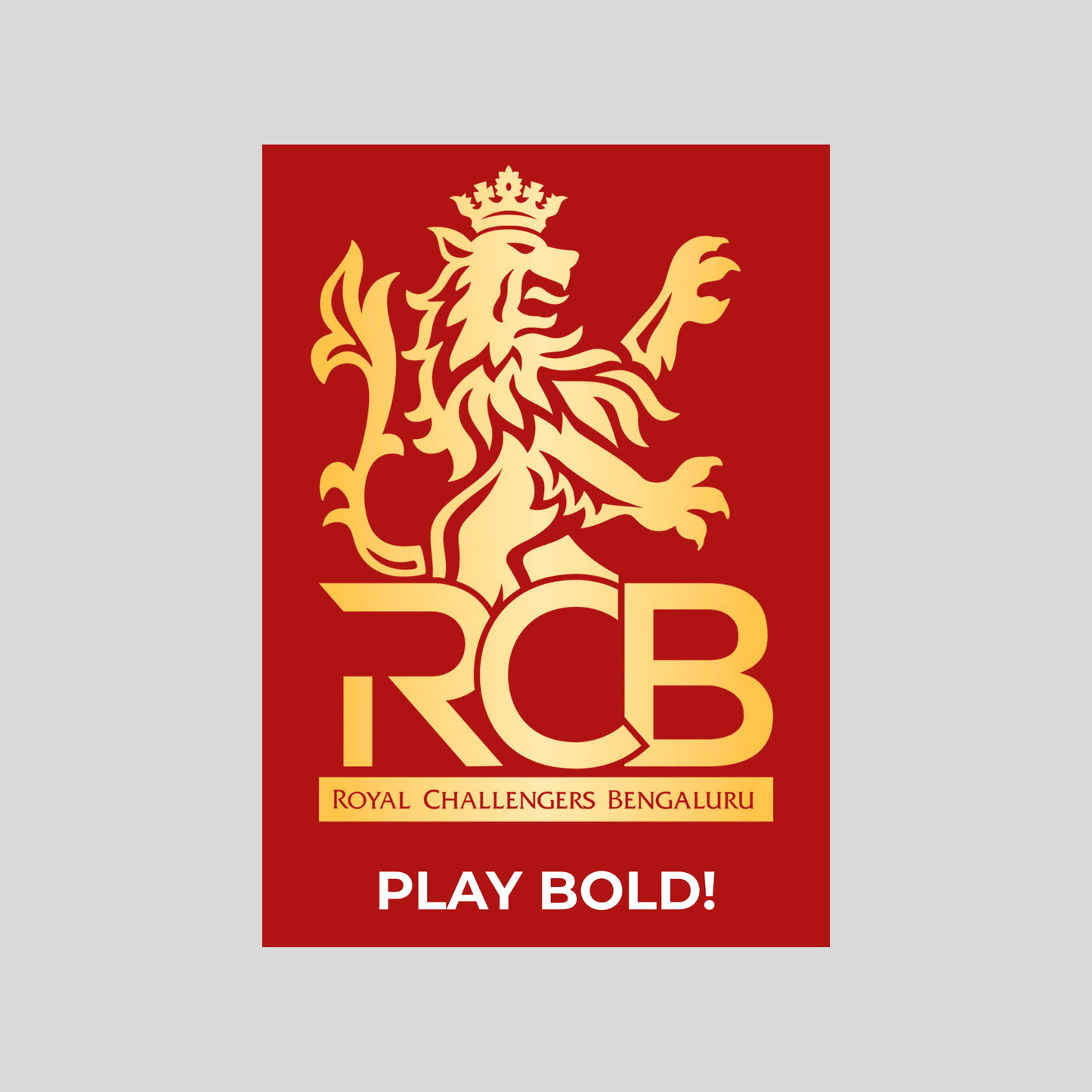 Royal Challengers Bengaluru (RCB) Poster
