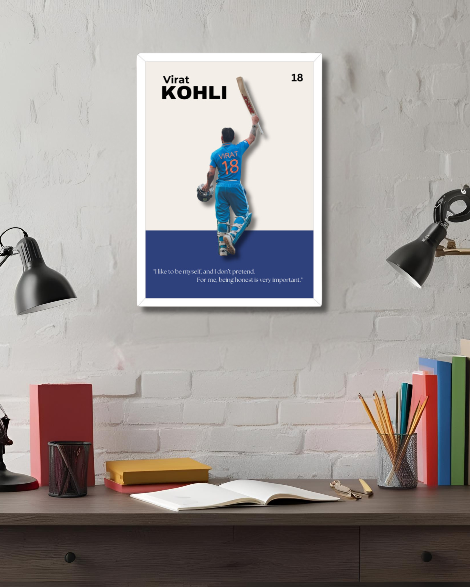 Virat Kohli Poster "VIRAT 18" Houseofmagnetic