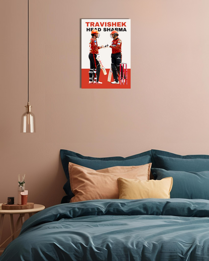 Travis Head and Abhishek Sharma Poster Houseofmagnetic