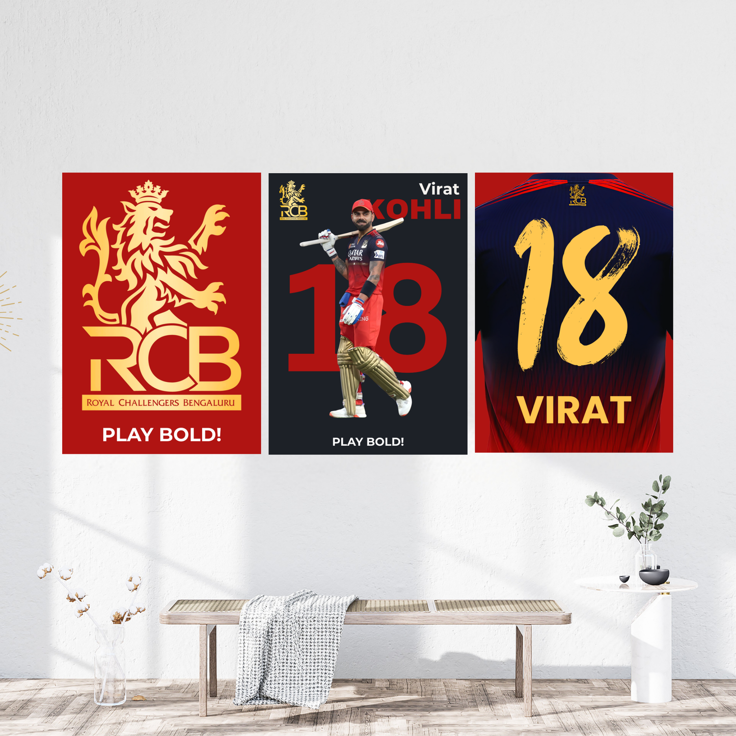 RCB Poster Combo – Set of 3 Houseofmagnetic