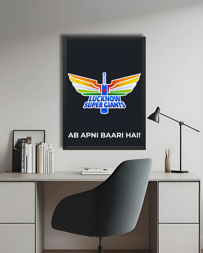 Lucknow Super Giants Poster Houseofmagnetic