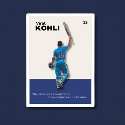Virat Kohli Poster "VIRAT 18" Houseofmagnetic