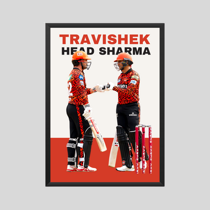 Travis Head and Abhishek Sharma Poster Houseofmagnetic