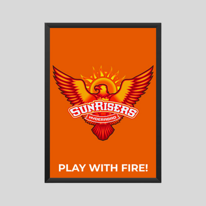 Sunrisers Hyderabad Poster Houseofmagnetic