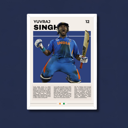 Yuvraj Singh Poster Houseofmagnetic