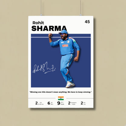 Rohit Sharma Poster