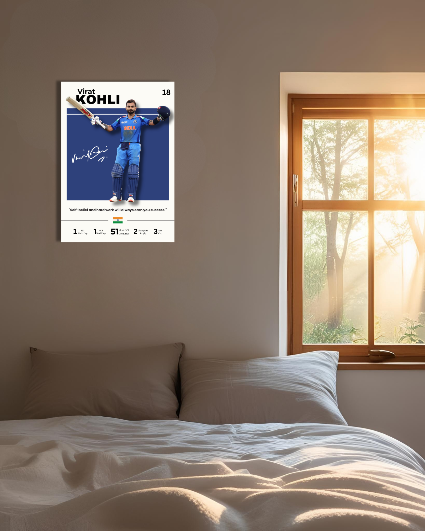 Virat Kohli Poster Houseofmagnetic