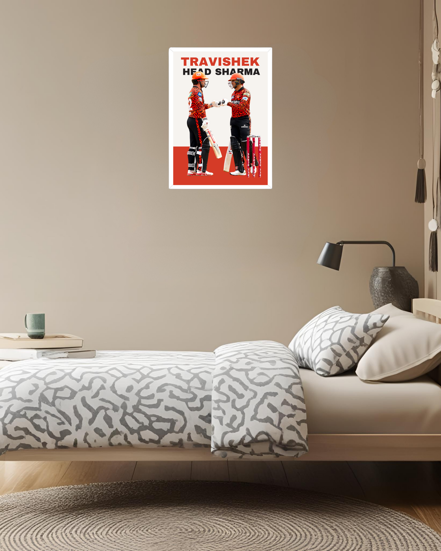 Travis Head and Abhishek Sharma Poster Houseofmagnetic