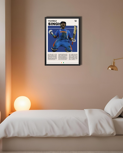 Yuvraj Singh Poster Houseofmagnetic