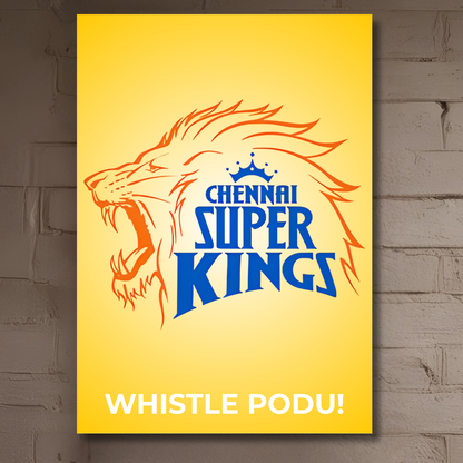 Chennai Super Kings Poster Combo – Set of 3 Houseofmagnetic