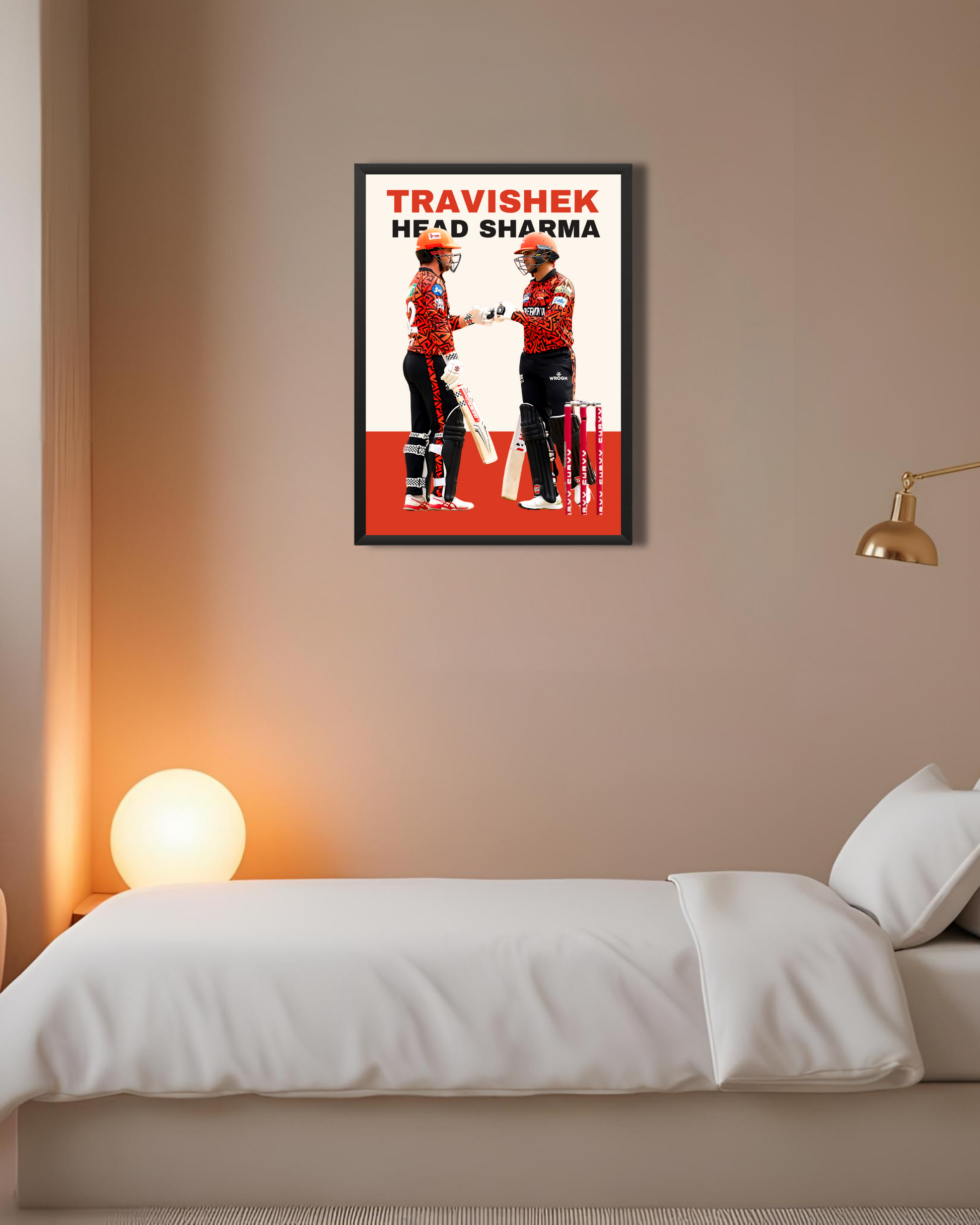 Travis Head and Abhishek Sharma Poster Houseofmagnetic