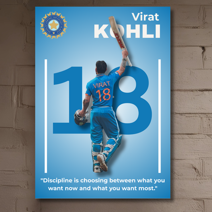 Virat Kohli Poster Combo – Set of 3 Houseofmagnetic