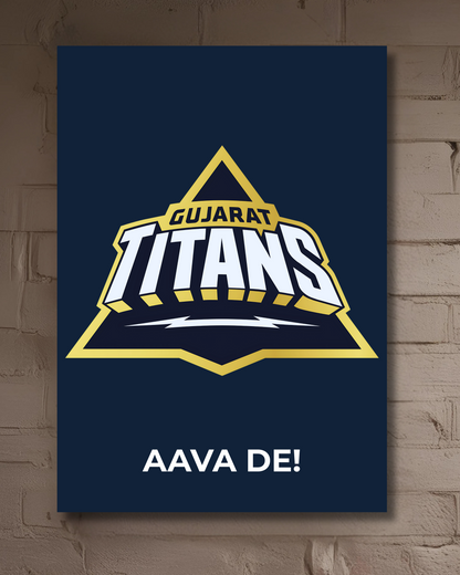 Gujarat Titans Poster Houseofmagnetic