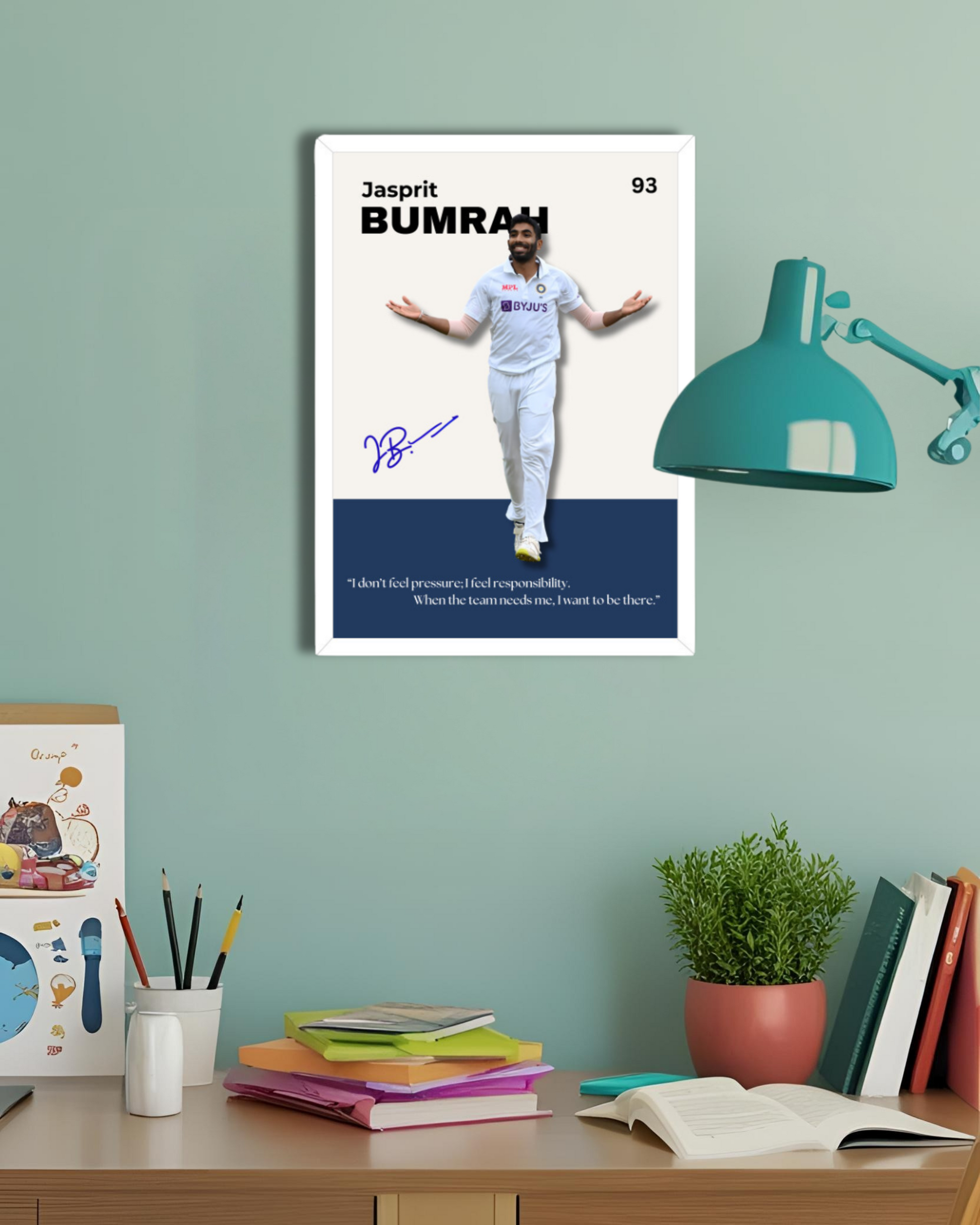 Jasprit Bumrah Poster Houseofmagnetic