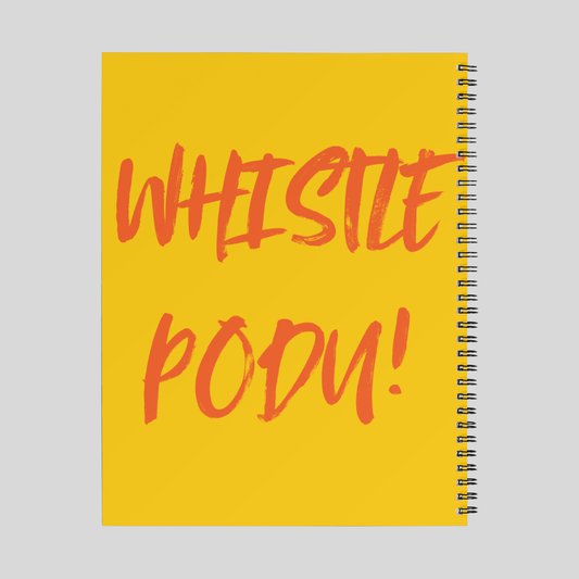 Whistle Podu Notebook – Chennai Super Kings Edition 🦁💛 Houseofmagnetic