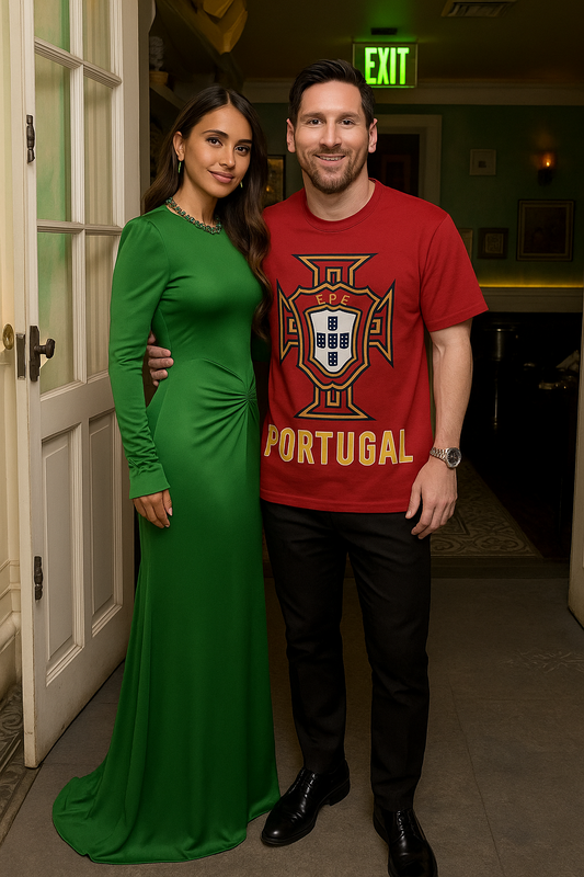 Portugal Football T-Shirt – FPF Crest DTF Print | Cristiano Ronaldo Fan Tee | House of Magnetic (S–5XL) HOUSE OF MAGNETIC