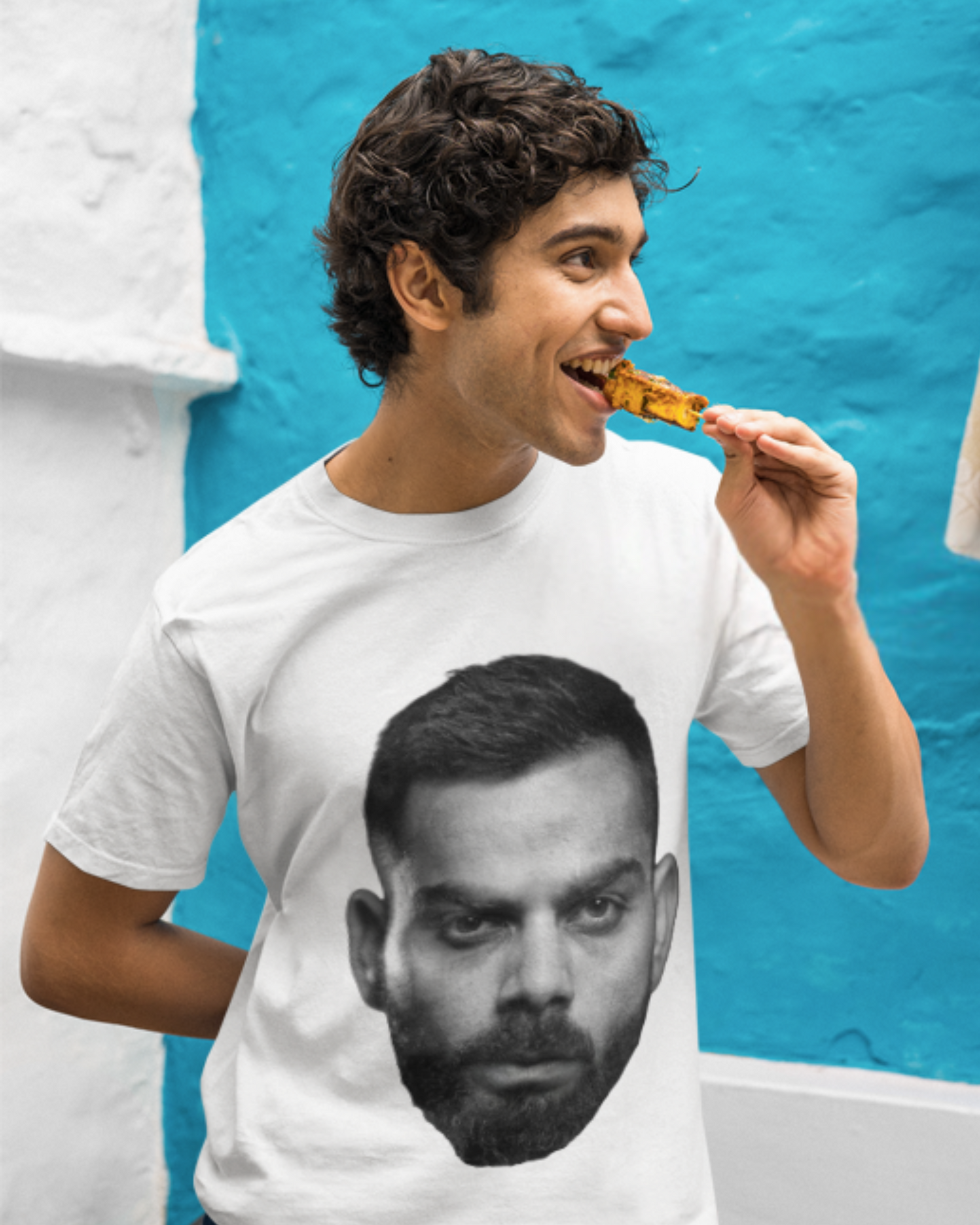 Virat Kohli Fan T-Shirt – Bold Face Graphic Design Cotton Tee HOUSE OF MAGNETIC