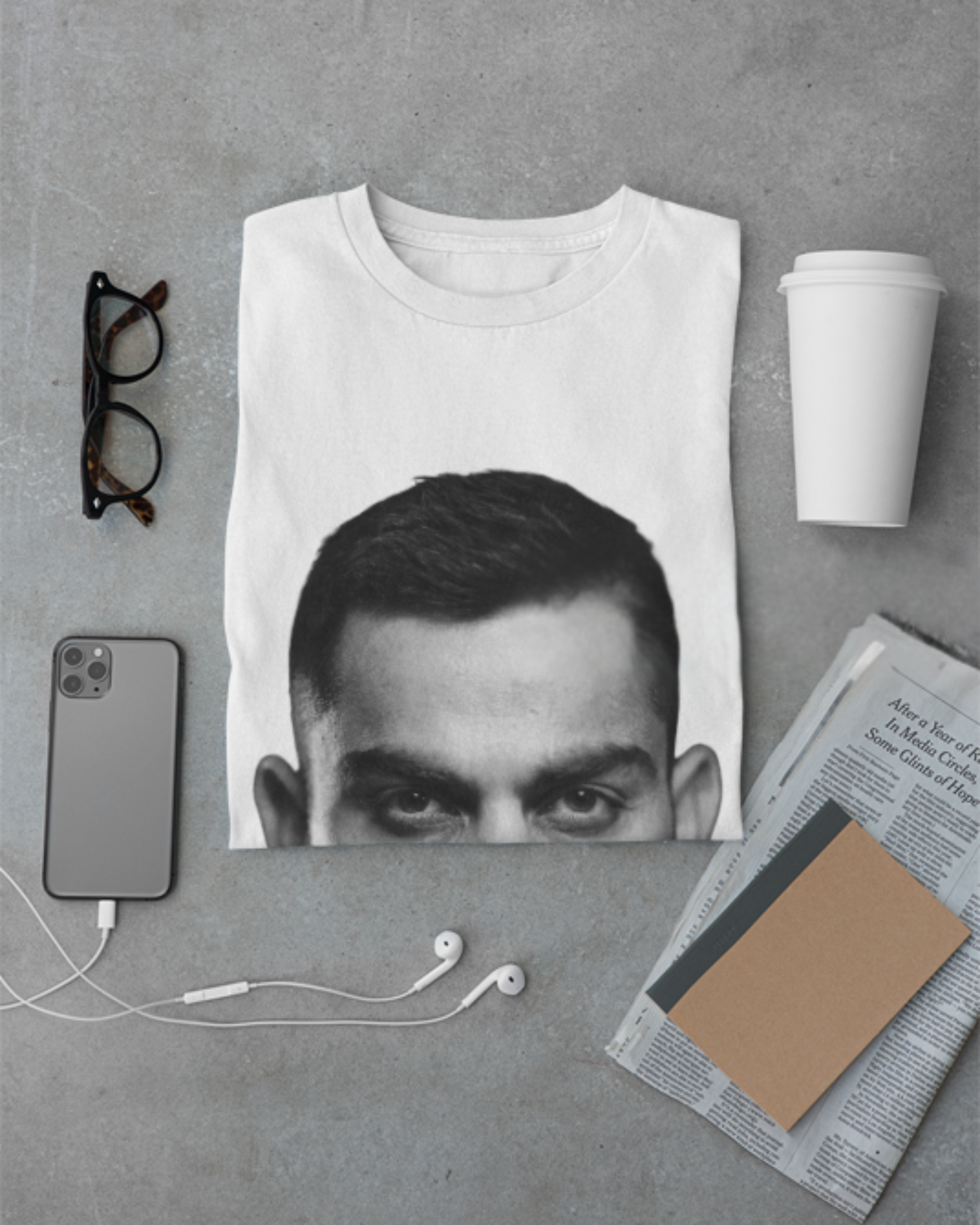 Virat Kohli Fan T-Shirt – Bold Face Graphic Design Cotton Tee HOUSE OF MAGNETIC
