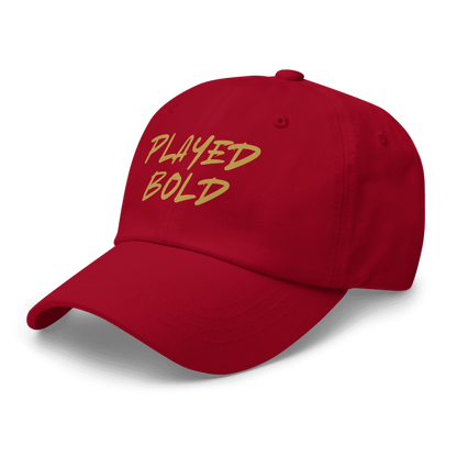 Played Bold RCB Cap – IPL 2025 Inspired | Cricket Fan Cap | Unisex Adjustable | House of Magnetic HOUSE OF MAGNETIC