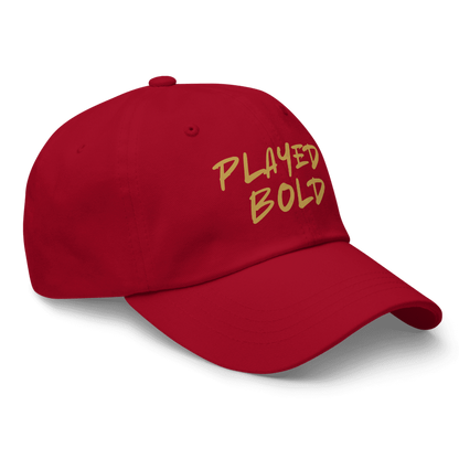 Played Bold RCB Cap – IPL 2025 Inspired | Cricket Fan Cap | Unisex Adjustable | House of Magnetic HOUSE OF MAGNETIC