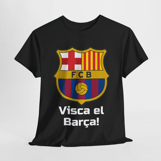 FC Barcelona Visca el Barça T-Shirt – Premium Cotton DTF Printed Unisex Fan Tee (S–5XL) HOUSE OF MAGNETIC