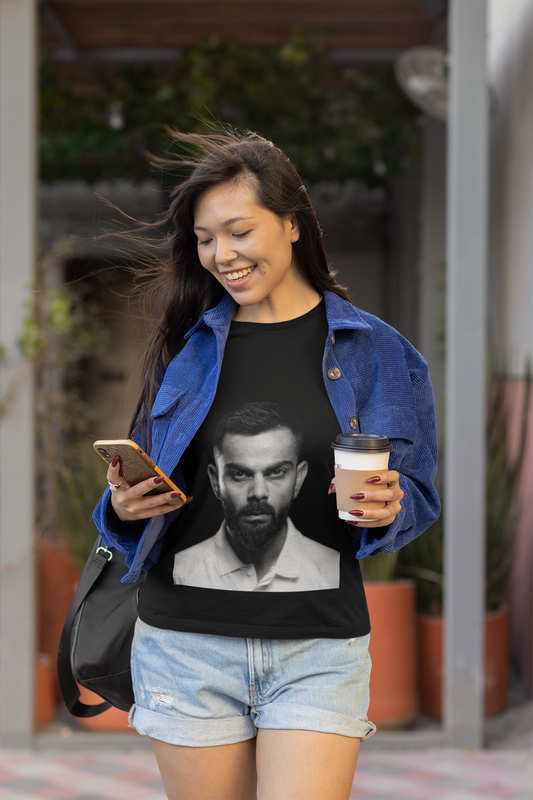 Virat Kohli Graphic Print T-Shirt HOUSE OF MAGNETIC