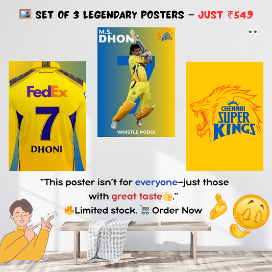 CSK Poster Combo – Set of 3 Houseofmagnetic